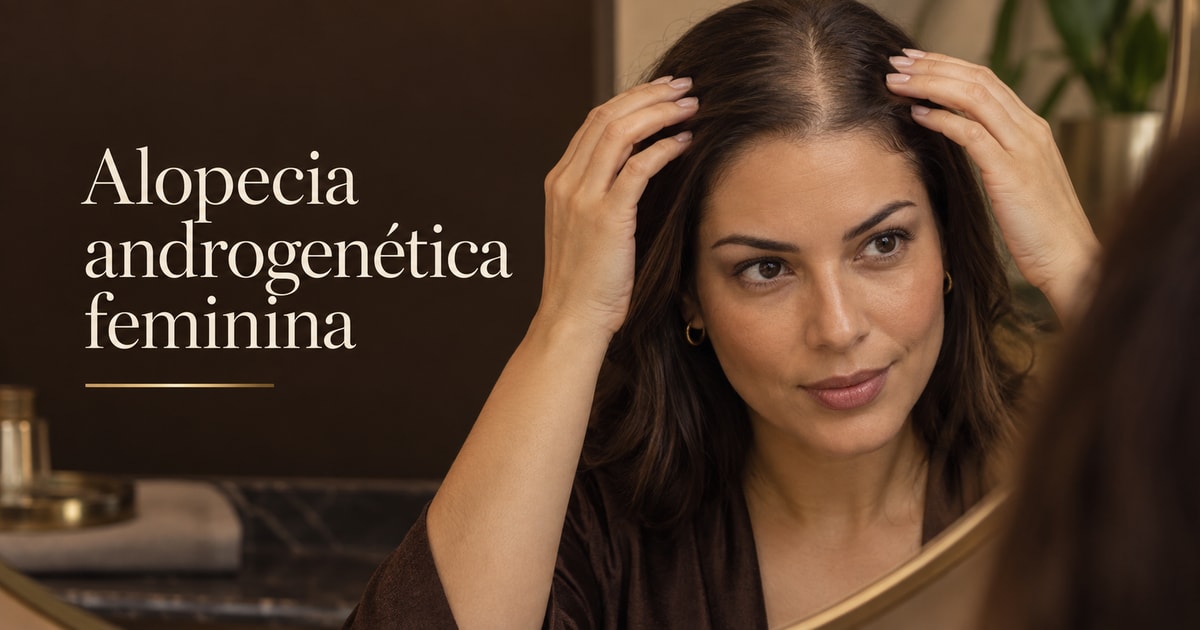Alopecia androgenética feminina