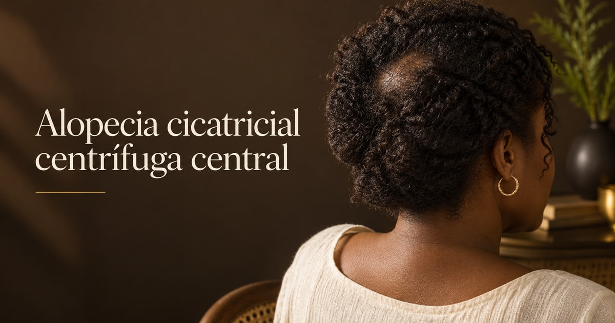 Alopecia cicatricial centrífuga central