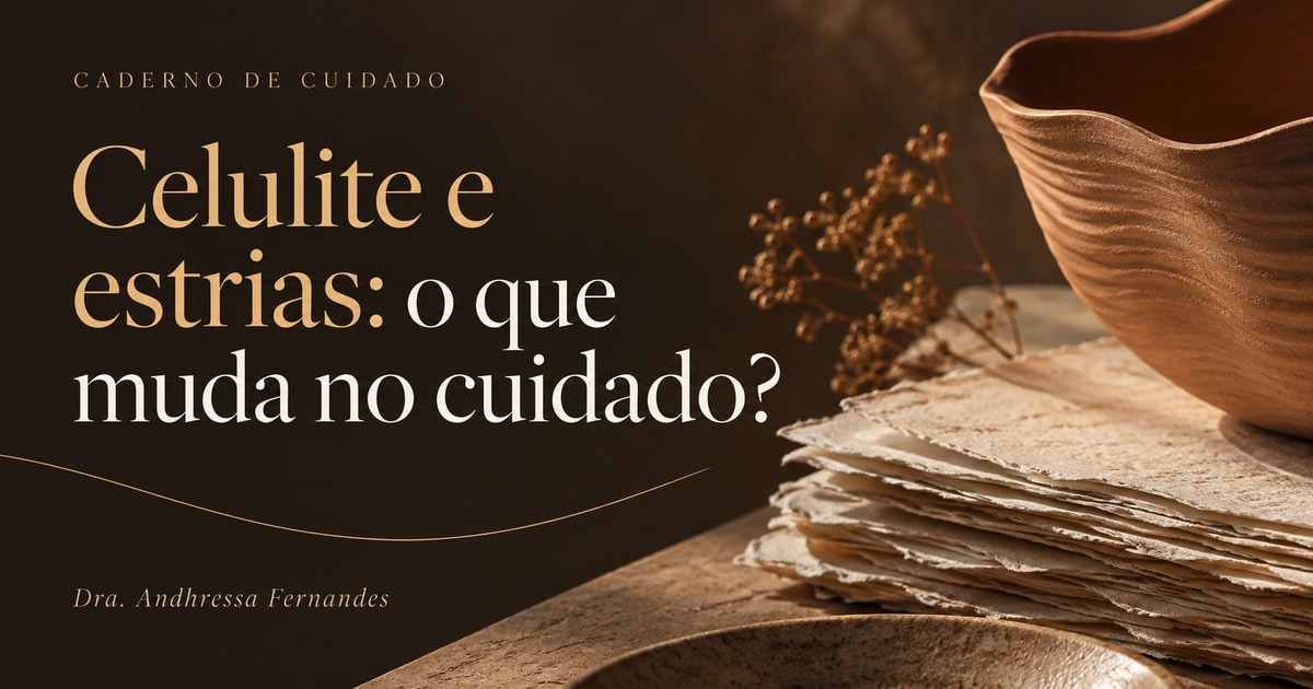 Celulite e estrias: o que muda no cuidado?