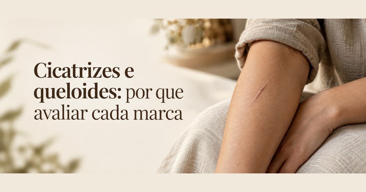 Cicatrizes e queloides: por que avaliar cada marca