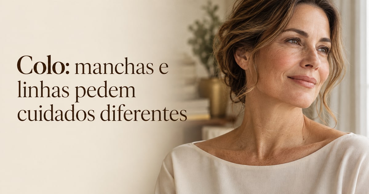 Colo: manchas e linhas pedem cuidados diferentes