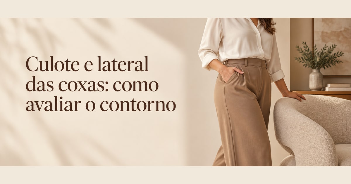 Culote e lateral das coxas: como avaliar o contorno
