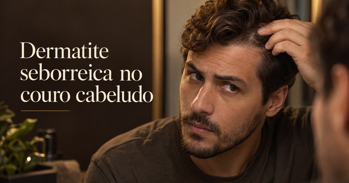 Dermatite seborreica no couro cabeludo