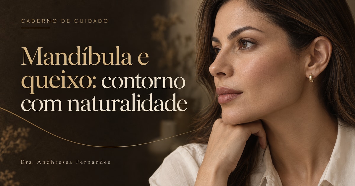 Mandíbula e queixo: contorno com naturalidade