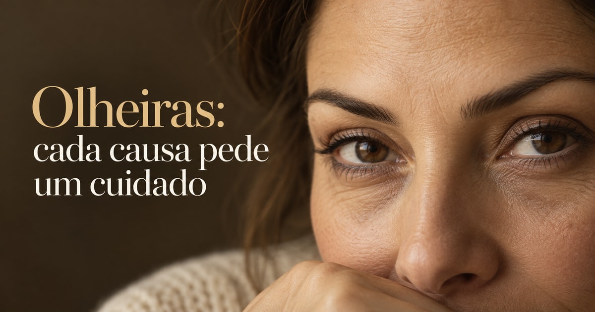 Olheiras: cada causa pede um cuidado
