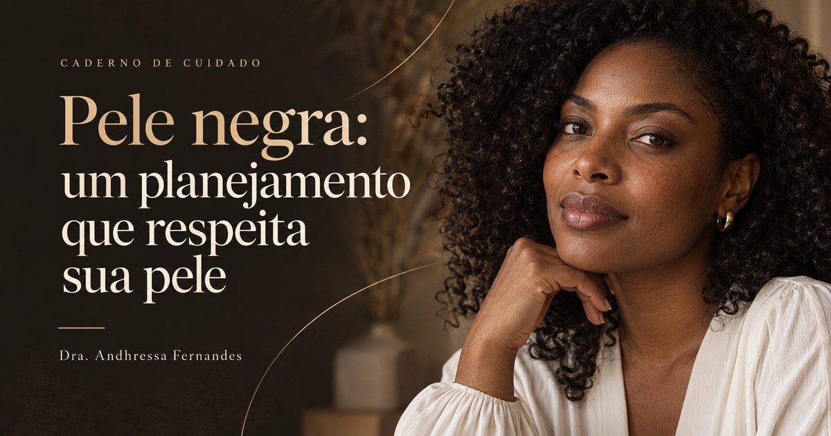 Pele negra: um planejamento que respeita sua pele