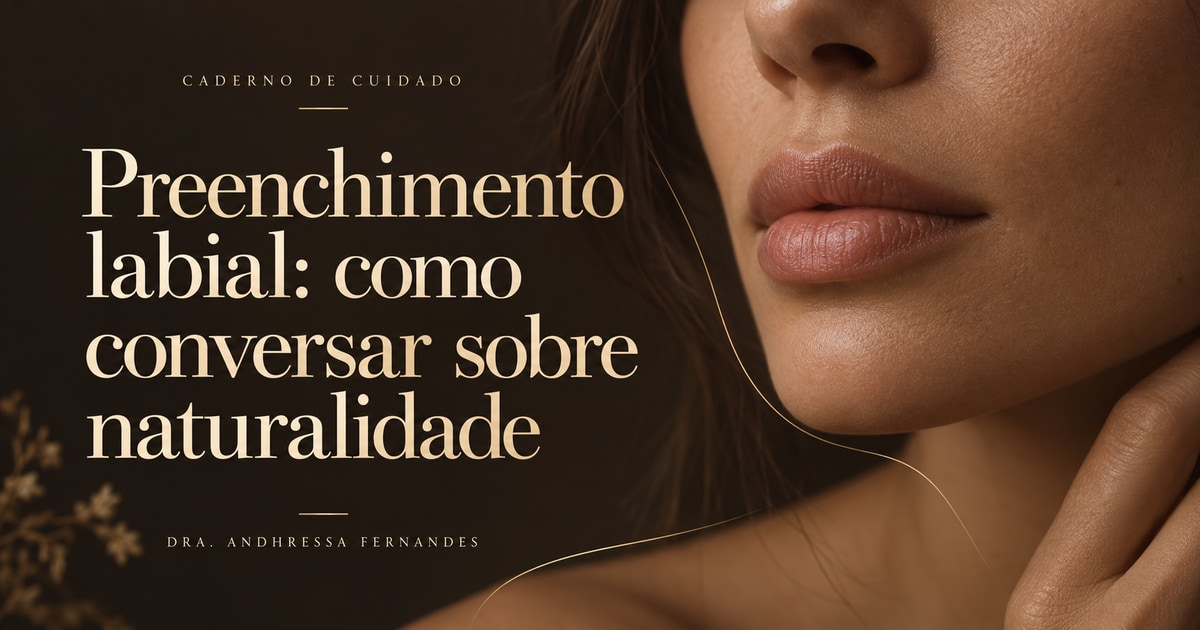 Preenchimento labial: como conversar sobre naturalidade