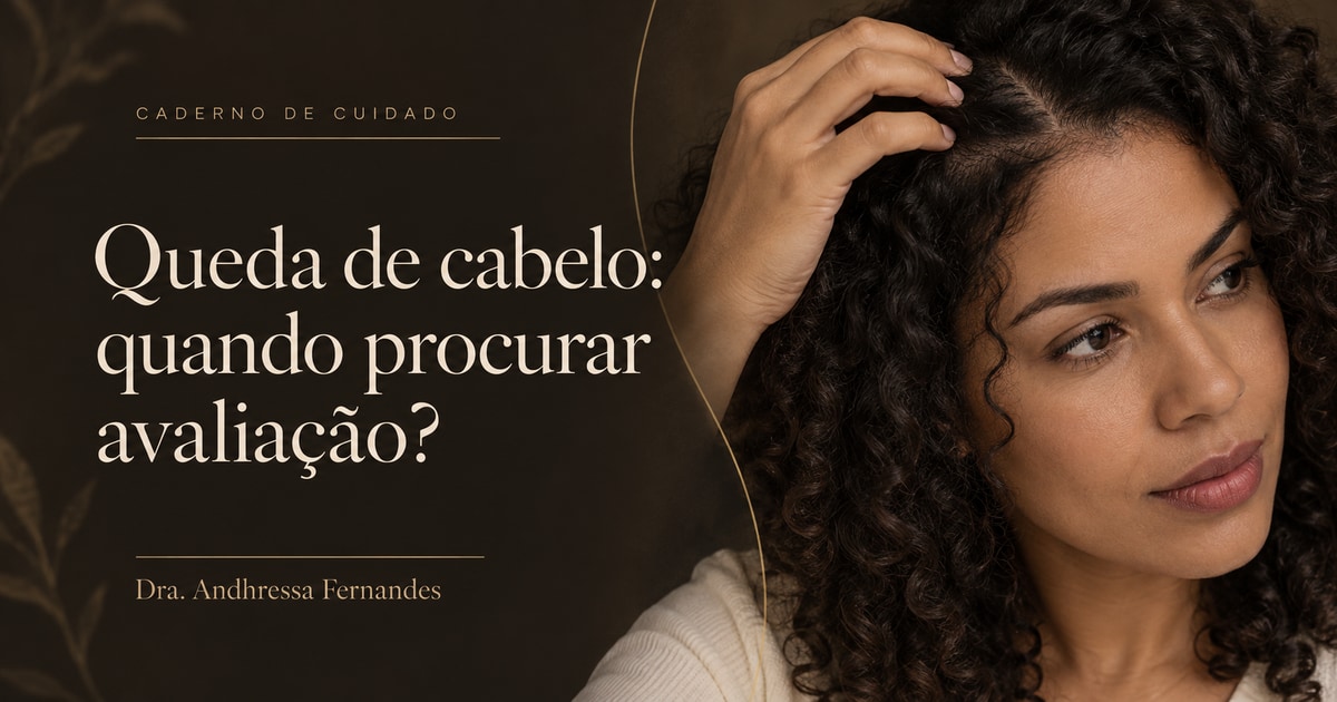 Queda de cabelo: quando procurar avaliação?