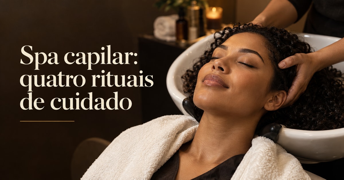 Spa capilar: quatro rituais de cuidado