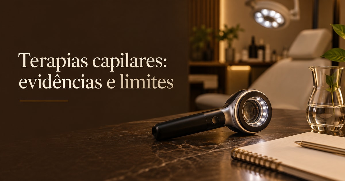 Terapias capilares: evidências e limites