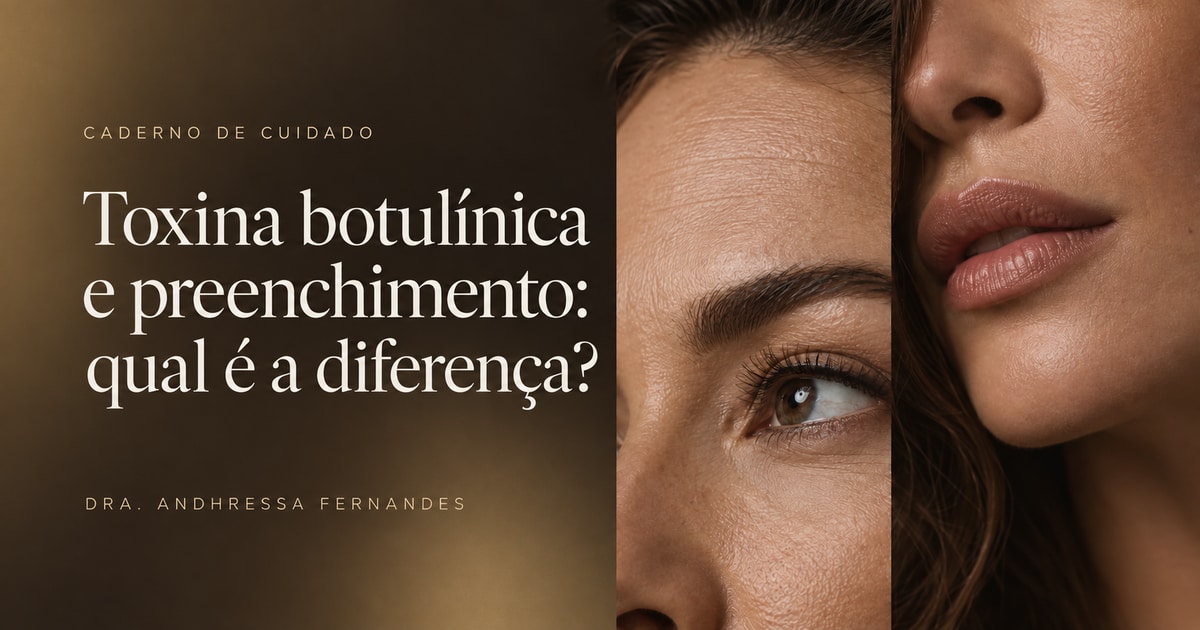 Toxina botulínica e preenchimento: qual é a diferença?